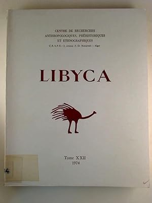 Libyca. - Tome 22 / 1974.