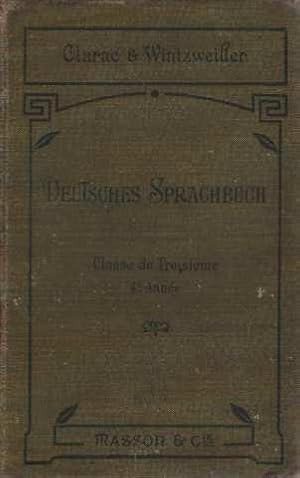 Seller image for Deutsches Sprachbuch. classe de troisime for sale by crealivres