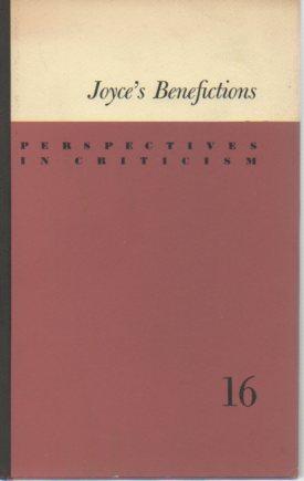 Seller image for Joyce's Benefictions for sale by Bookfeathers, LLC