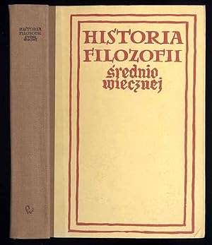 Immagine del venditore per Historia filozofii sredniowiecznej venduto da POLIART Beata Kalke