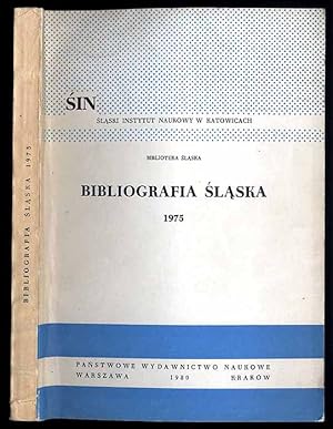 Immagine del venditore per Bibliografia Slaska 1975 venduto da POLIART Beata Kalke