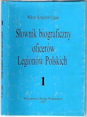 Imagen del vendedor de Slownik biograficzny oficerow legionow polskich. T.1 a la venta por POLIART Beata Kalke