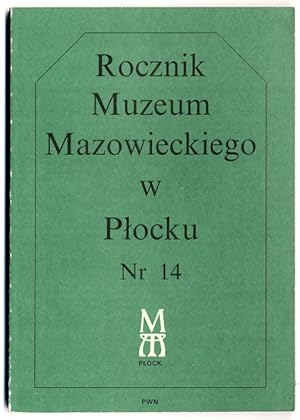 Bild des Verkufers fr Rocznik Muzeum Mazowieckiego w Plocku. Nr 14 (1991): Sztuka zum Verkauf von POLIART Beata Kalke