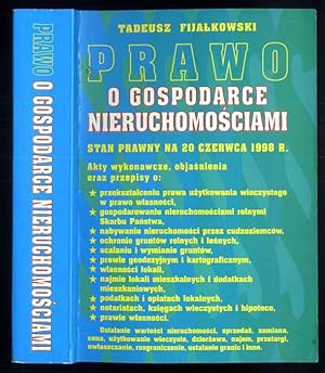 Seller image for Prawo o gospodarce nieruchomosciami. Akty wykonawcze, objasnienia for sale by POLIART Beata Kalke