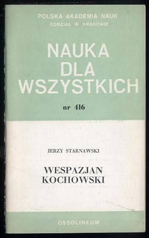 Imagen del vendedor de Wespazjan Kochowski a la venta por POLIART Beata Kalke