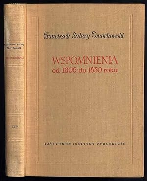 Immagine del venditore per Wspomnienia od 1806 do 1830 roku venduto da POLIART Beata Kalke