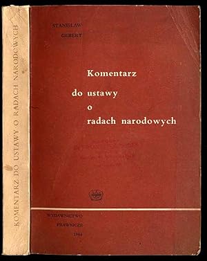 Immagine del venditore per Komentarz do ustawy o Radach Narodowych. Stan prawny na dzien 15 marca 1964 r venduto da POLIART Beata Kalke