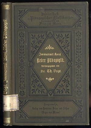 Bild des Verkufers fr ber Pdagogik. Mit Kant's Biographie zum Verkauf von POLIART Beata Kalke