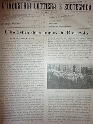 "Reggio Emilia, Novembre 1923 - L'INDUSTRIA LATTIERA E ZOOTECNICA ( L'INDUSTRIA DEL LATTE ). Orga...