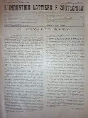 "Reggio Emilia, Febbraio 1921 - L'INDUSTRIA LATTIERA E ZOOTECNICA ( L'INDUSTRIA DEL LATTE ). Orga...