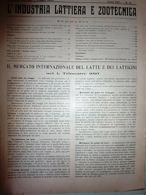 "Reggio Emilia, 1° Giugno 1916 - L'INDUSTRIA LATTIERA E ZOOTECNICA ( L'INDUSTRIA DEL LATTE ). Org...