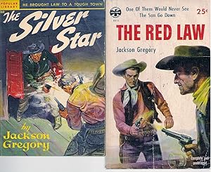 Seller image for JACKSON GREGORY" WESTERNS: The Silver Star / The Red Law for sale by John McCormick