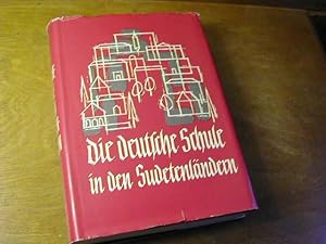 Bild des Verkufers fr Die deutsche Schule in den Sudetenlndern : Form u. Inhalt d. Bildungswesens - Schriften der Arbeitsgemeinschaft Sudetendeutscher Erzieher e.V. zum Verkauf von Antiquariat Fuchseck