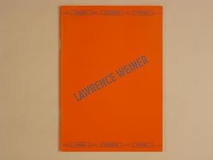 Seller image for Lawrence Weiner. Primary Secondary Tertiary / Primr Sekundr Tertir for sale by A Balzac A Rodin