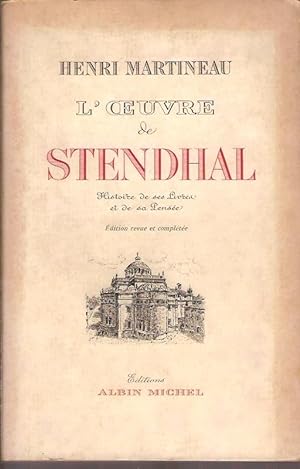 Seller image for L'OEUVRE DE STENDHAL for sale by Gustavo I. Gonzalez