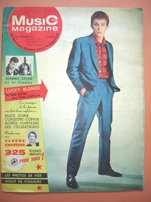 Music ciné magazine N° 9. Septembre 1963. Le mensuel illustré pour la jeunesse. Couverture Lucky ...