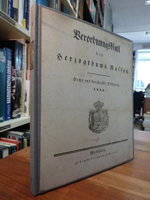 Verordnungsblatt des Herzogthums Nassau, 36. Jahrgang 1844,