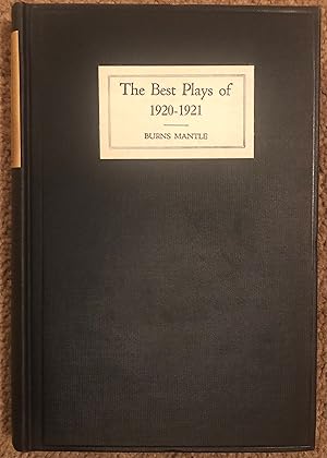 The Best Plays of 1920-1921