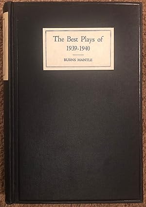 The Best Plays of 1939-1940