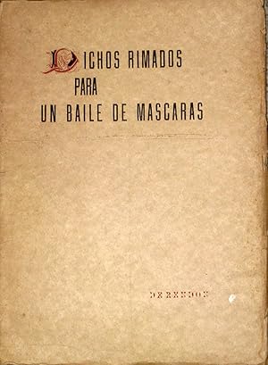 Dichos Rimados Para Un Baile De Mascaras