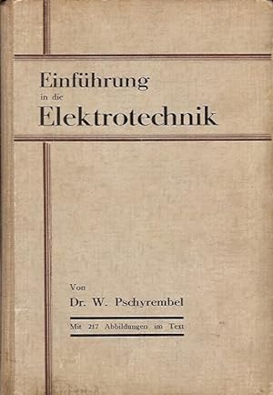 Seller image for Einfhrung in die Elektrotechnik. for sale by Antiquariat am Flughafen