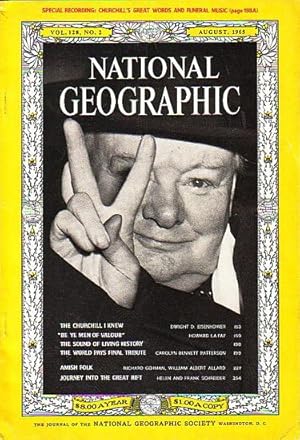 Seller image for THE CHURCHILL I KNEW / "BE YE MEN OF VALOUR" / THE FINAL TRIBUTE (in National Geographic Magazine) for sale by Jean-Louis Boglio Maritime Books