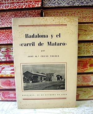 Imagen del vendedor de Badalona y el carril de Matar . a la venta por montgiber