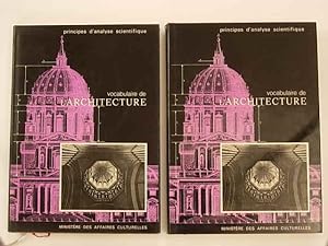 Seller image for Principes d'analyse scientifique. Architecture - Mthode et vocabulaire (Vocabulaire de l'architecture) 2 tomes for sale by A Balzac A Rodin