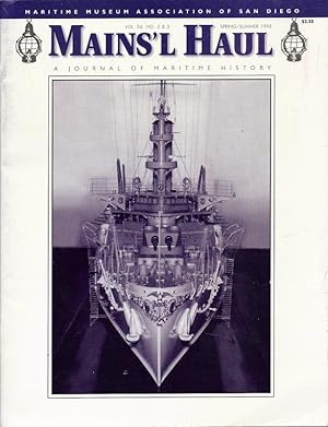 Seller image for Mains'l Haul Maritime Museum Association of San Diego Spring/Summer 1998 Volume 34, Nos. 2 & 3 USS Maine and Lighthouses. for sale by Charles Lewis Best Booksellers