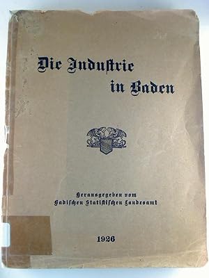 Die Industrie in Baden im Jahr 1925. - Auf Grund amtlichen Materials.