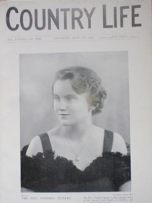 Original Issue of Country Life Magazine Dated June 8th 1935 with a Main Feature on Lambeth Palace...