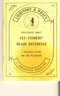 Lightfoot & Whay's Stillwater Trout Fly-Fishers' Ready Reference Book