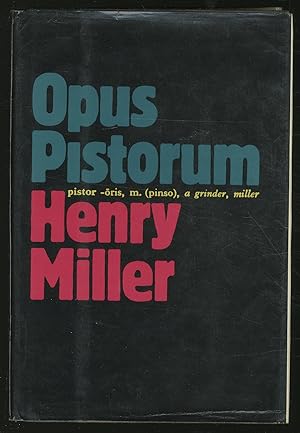 Seller image for Opus Pistorum for sale by Between the Covers-Rare Books, Inc. ABAA