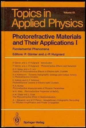 Seller image for Photorefractive Materials and Their Applications I: Fundamental Phenomena for sale by Bookmarc's