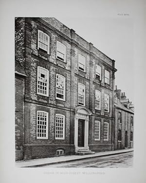 Bild des Verkufers fr Original Antique Photograph illustration of House in the High Street 'Calleva House' 1891. zum Verkauf von Rostron & Edwards