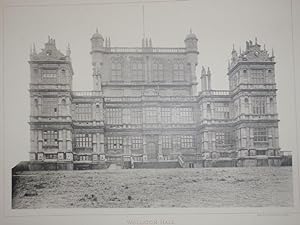 3 Photographic Illustrations of Wollaton Hall in Nottingham. Published in 1900.