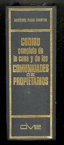 Immagine del venditore per CODIGO COMPLETO DE LA CASA Y DE LAS COMUNIDADES DE PROPIETARIOS - COMENTADO CON LAS SENTENCIAS DEL TRIBUNAL SUPREMO - venduto da Libreria 7 Soles