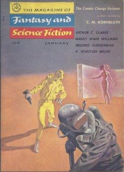 Imagen del vendedor de The Magazine of FANTASY AND SCIENCE FICTION (F&SF): January, Jan. 1956 a la venta por Books from the Crypt