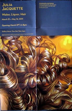 Seller image for Blond, Curls 1, 2008 & Scotch, Rocks 1(exhibition announcement for Julia Jacquette) for sale by DR Fine Arts