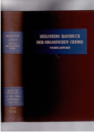 Seller image for Beilsteins Handbuch Der Organischen Chemie, Vierte Auflage, Drittes Erganzungswerk, Der Literature Von 1930 Bis 1949 Umfassend, Achter Band [Hardcover] Boit, Hans-G. for sale by A Squared Books (Don Dewhirst)