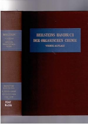 Seller image for Beilsteins Handbuch Der Organischen Chemie, Vierte Auflage, Drittes Erganzungswerk, Der Literature Von 1930 Bis 1949 Umfassend, Neunter Band, Erster Teil [Hardcover] Boit, Hans-G. for sale by A Squared Books (Don Dewhirst)