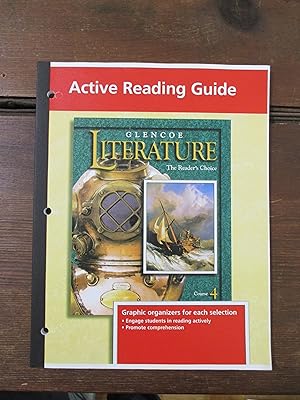 Seller image for Glencoe Literature Grade 9 Active Reading Guide Course 4 for sale by Stillwaters Environmental Ctr of the Great Peninsula Conservancy