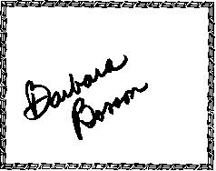 SIGNED BOOKPLATES/AUTOGRAPHS by Actress BARBARA BOSSON