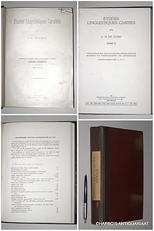 Seller image for Etudes linguistiques Carabes, (bound with:) Etudes linguistiques Caribes, tome II. for sale by Charbo's Antiquariaat