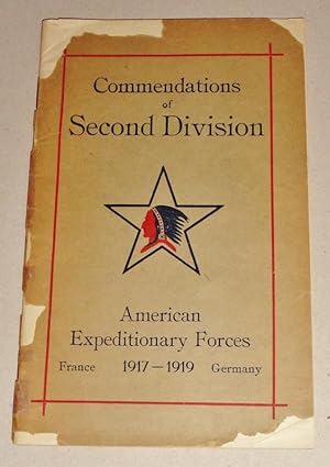 Bild des Verkufers fr Commendations of Second Division American Expeditionary Forces France 1917-1919 Germany zum Verkauf von DogStar Books