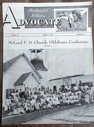 Pentecostal Holiness Advocate - August 4, 1962 (Cover Story - McLoud P. H. Church, Oklahoma Confe...