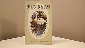 Image du vendeur pour Bird Notes Vol 30. No 3, Summer. mis en vente par Jonathan P Vokes