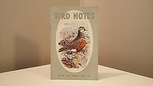 Image du vendeur pour Bird Notes Vol 28 No.7. Summer 1959 mis en vente par Jonathan P Vokes