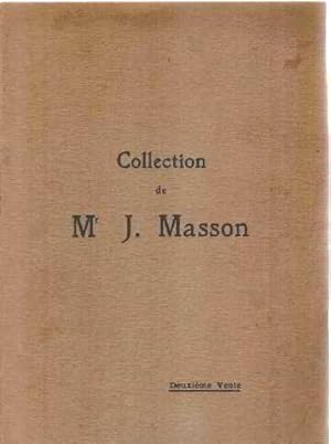 Collection de Monsieur J. masson / aquarelles et dessins de l'ecole française du XVIII° siecle/ 2...