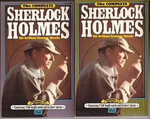 Seller image for The Complete Sherlock Holmes - Two (2) Volumes Complete - Four (4) Full-length Novels & Fifty-six (56) Short Stories -( in uniform Soft Covers ) for sale by Nessa Books
